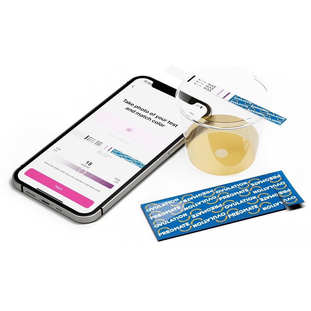 Pregmate 25 Ovulation Test Strips with Numerical LH Result Quantitative