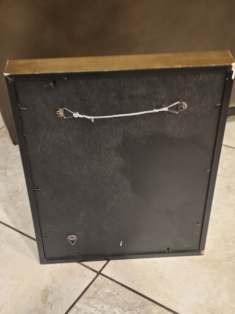 Framed Tooled Leather Josephine Baker In A Bana Skirt