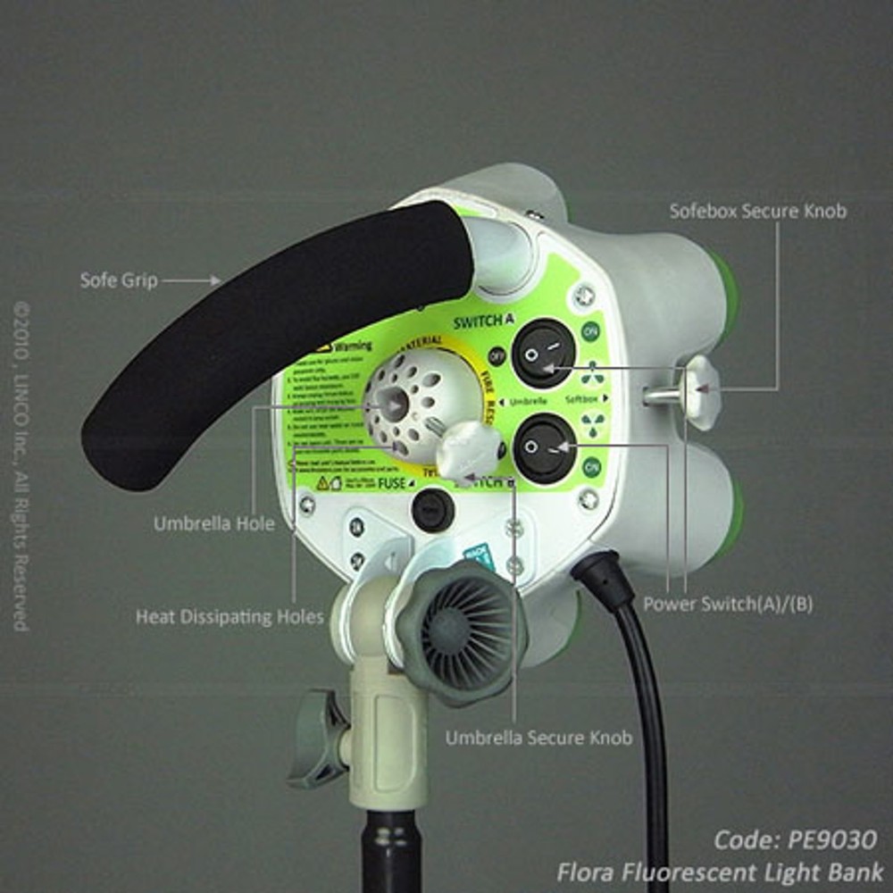 Linco Flora Fluorescent Light Bank