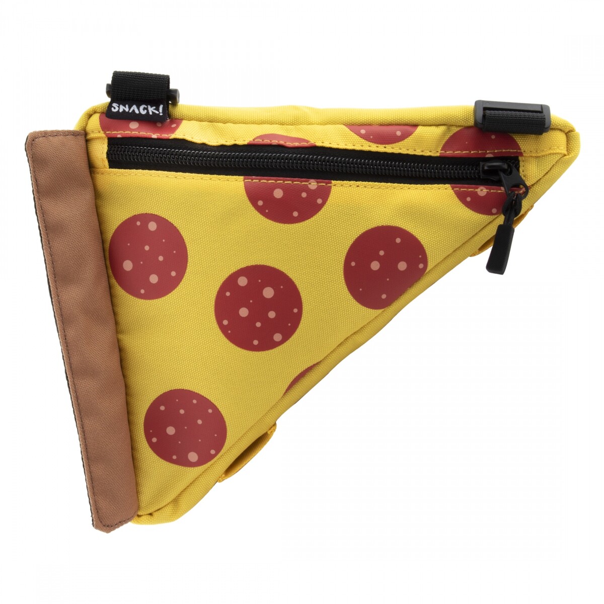 Snack! Pizza Frame Bag Pizza 10.8x1.92x7.48in Hook and Loop Straps