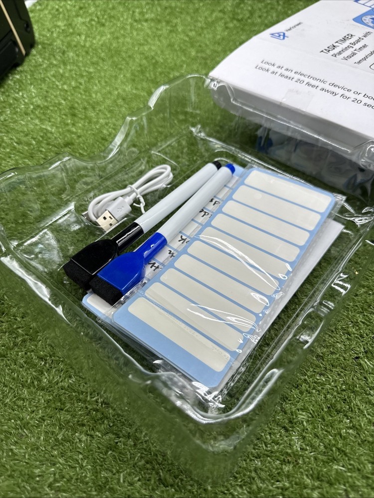 Herloreen Task Timer Planning Board With Visual Timer ~ New. s3