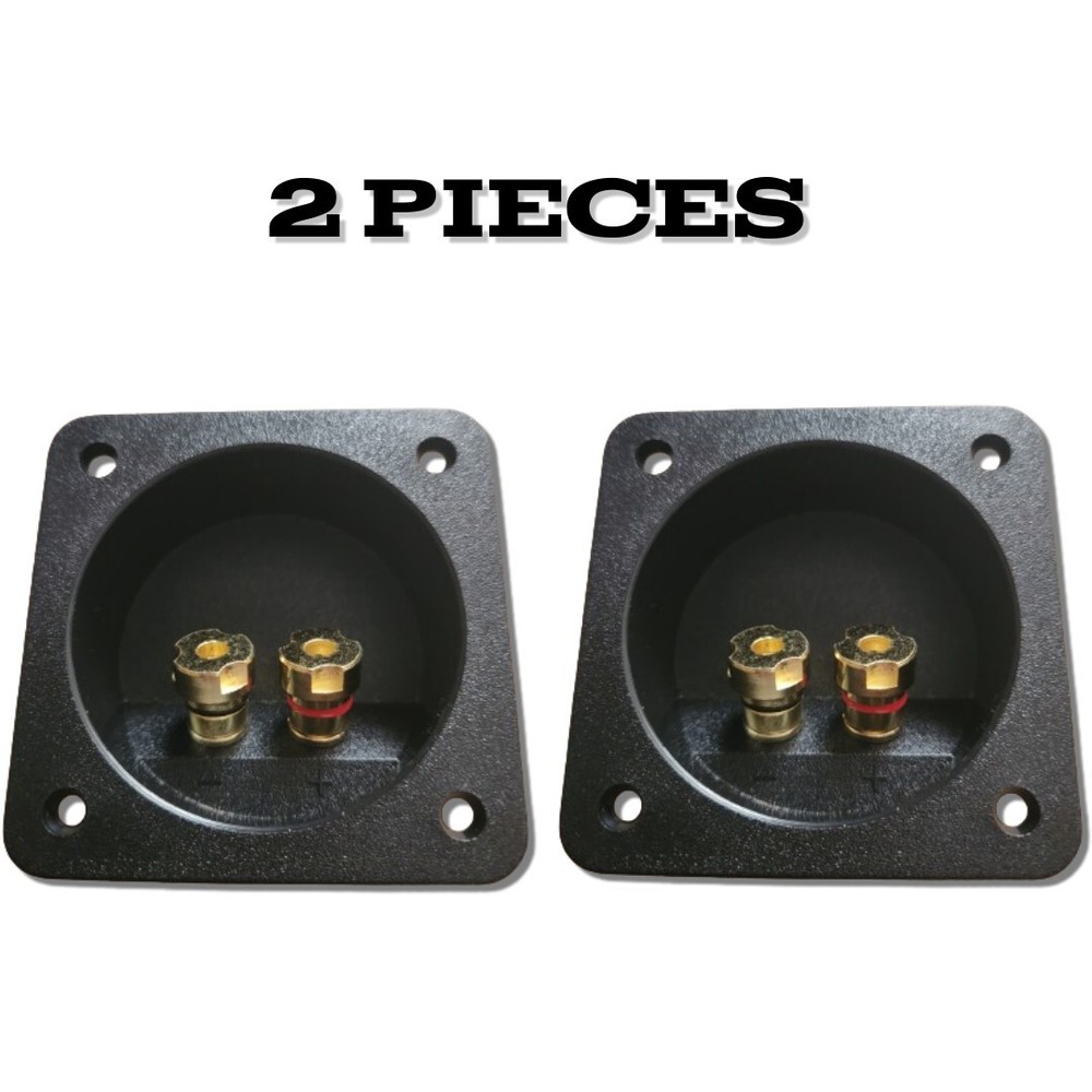 TWIST BINDING POST SUBWOOFER  SPEAKER BOX TERMINALS 2 PCS