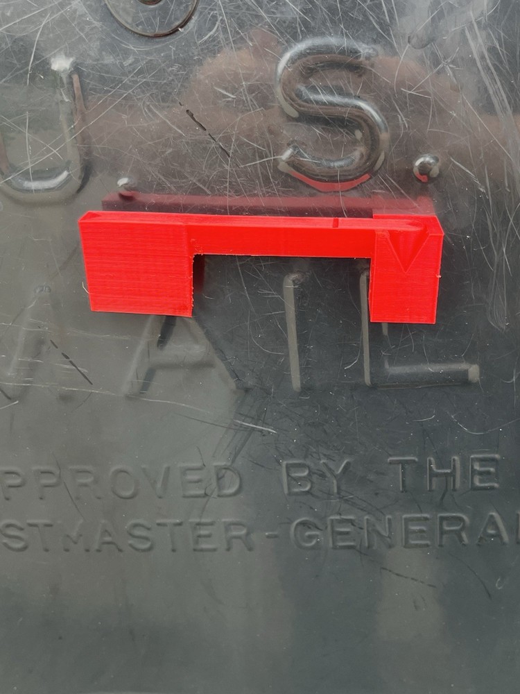 Front Mailbox Flag For Brick Surrounded Mailboxes Magnetic Wall Mounted Metal
