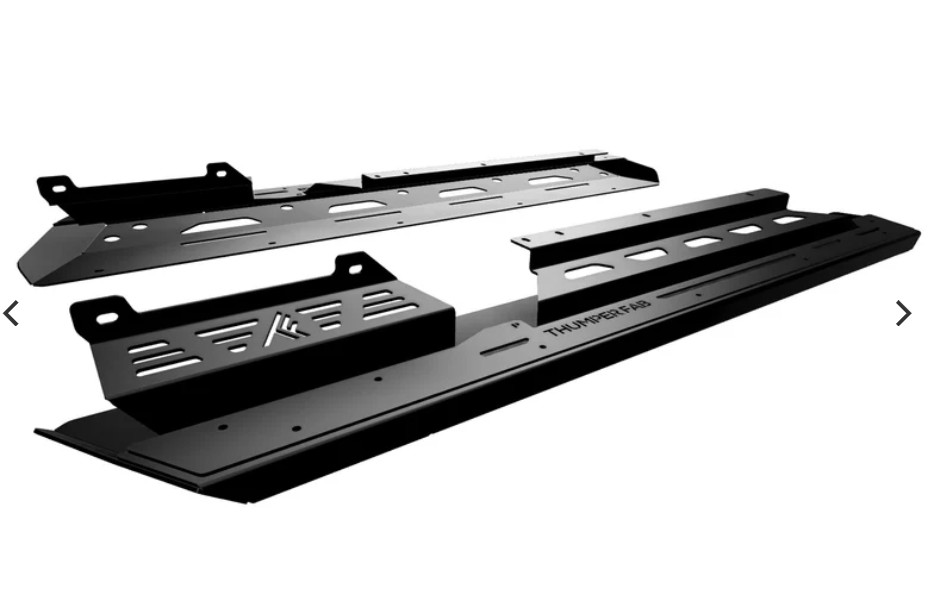 THUMPER FAB POLARIS NERF RAILS #TF230701-BK