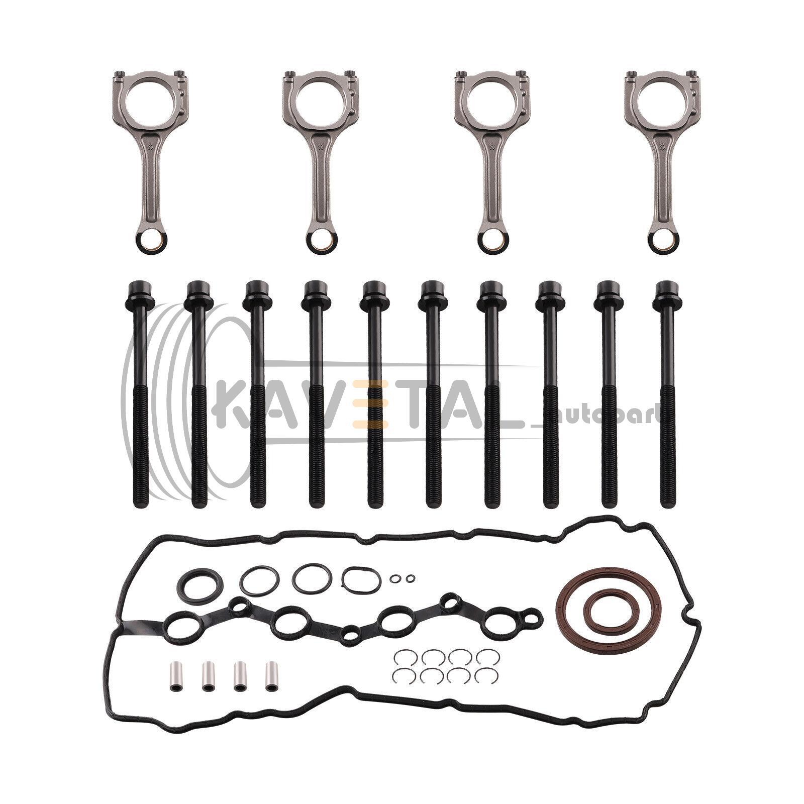 G4KJ 2.4L Engine Rebuild Piston Gasket Kit w/ Crankshaft & Rods For HYUNDAI KIA