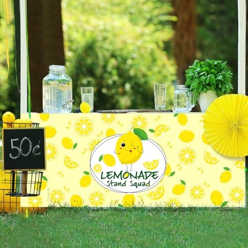 24" x 118" Lemonade Tablecloth for Lemonade 24" X 118" (Rectangular) Yellow
