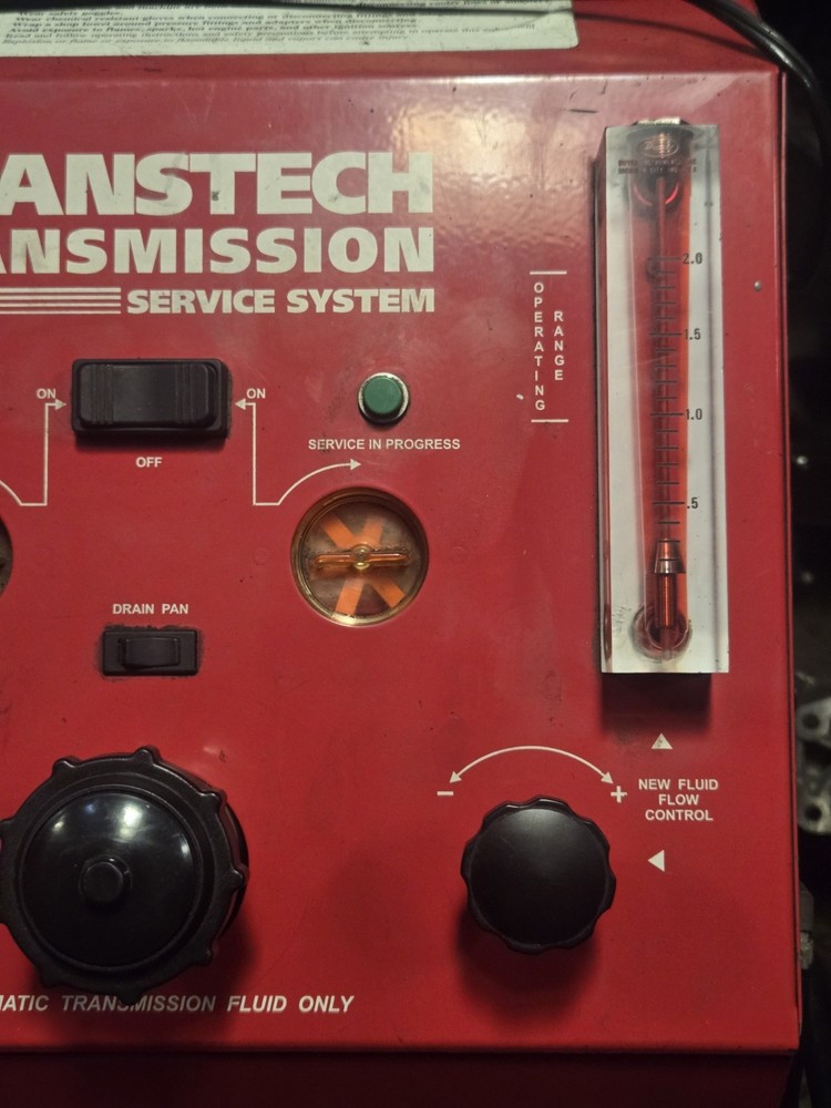 SUN TRANSTECH TRANSMISSION SERVICE SYSTEM MOTOR VAC TECHNOLOGY FLUID EXCHANGE...