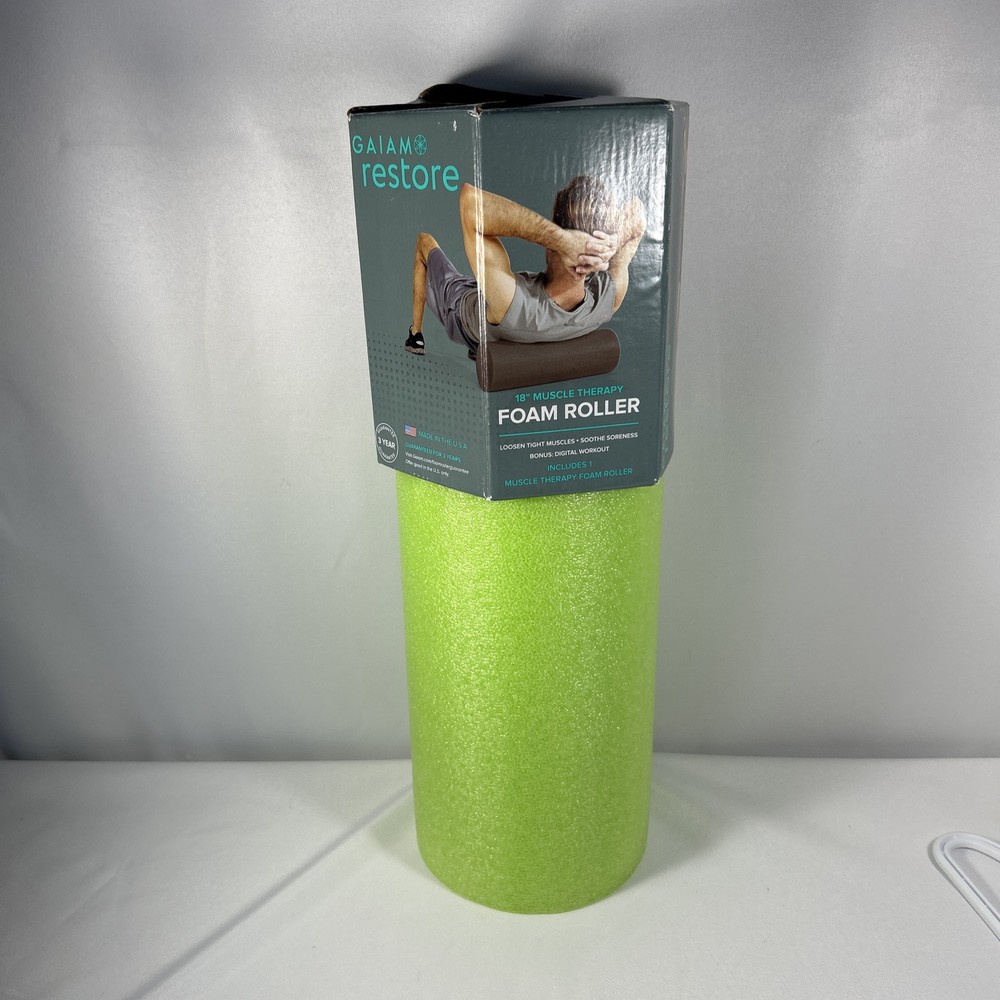 Gaiam -Restore Earth Friendly 18" Foam Roller Never Used