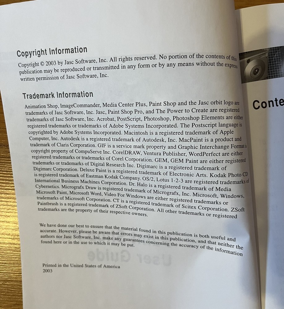 Paint Shop Pro 8 User Guide Jasc Software 2003