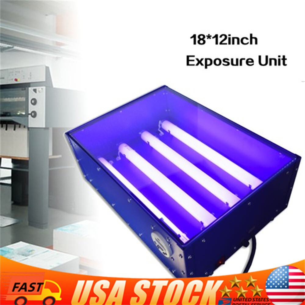 LED Light Box Screen Printing Exposure Unit UV Lamp Curing For Screen Printer