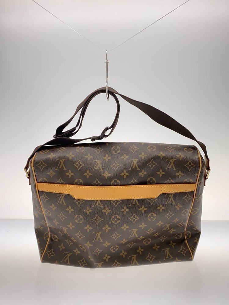 LOUIS VUITTON Shoulder Bag Abs Monogram Canvas BRW PVC Total Pattern Used