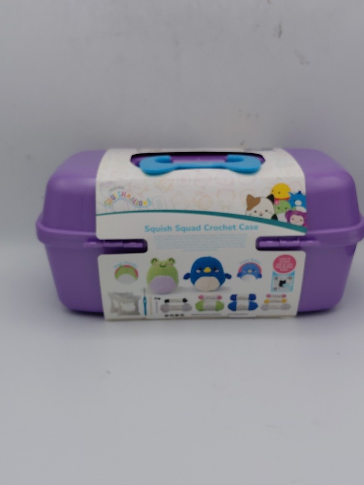 Original Squishmallow Squish Sqad Crochet Case Includes Everything You Need...