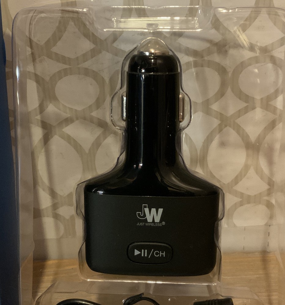 🌎 Just Wireless FM Transmittr USB Car Charger ‼️