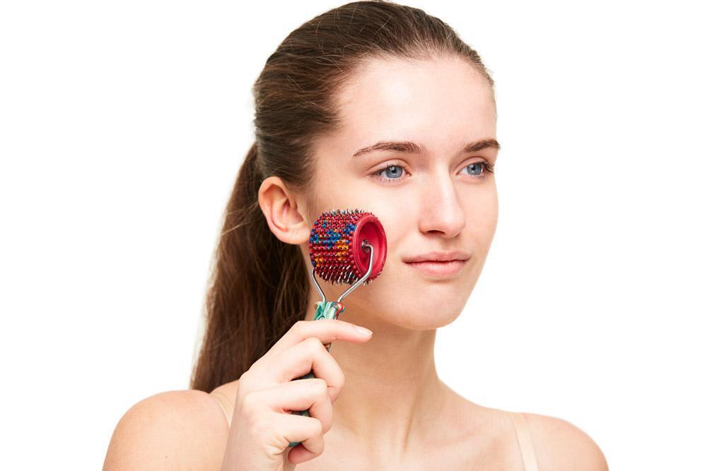 LYAPKO Acupuncture Face Roller Massager Needle Derma Roller Валик Ляпко