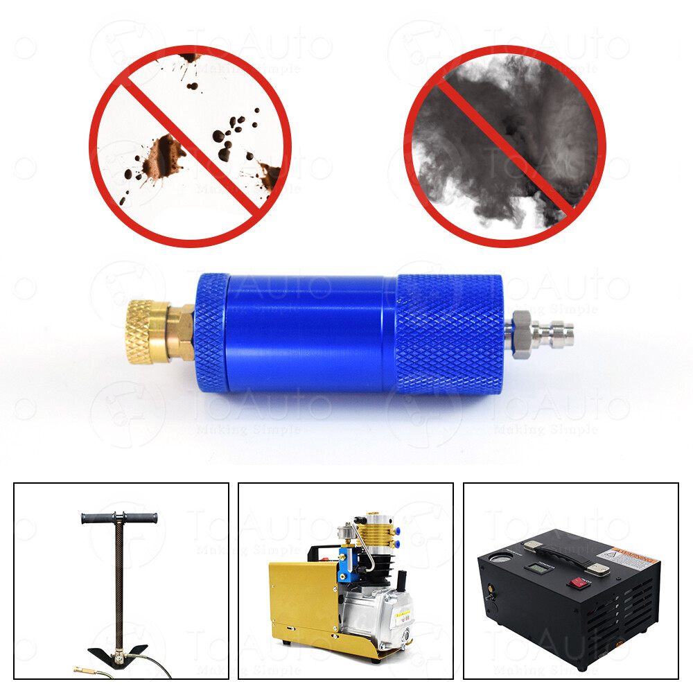 PCP Treatment Air Filter Compressor Oil-Water Separator 30mpa 300bar Pump Kit US
