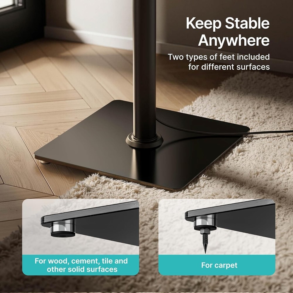 Immersive 30.1" Height Speaker Stands Pair