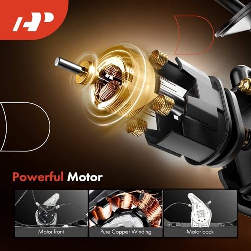 Manual Window Regulator Compatible with Oldsmobile Front Driver Side (LH)