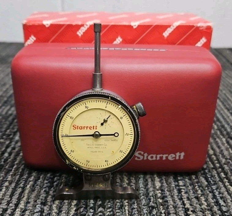 Starrett 643-441S Knife Edge Depth Gauge Dial Indicator