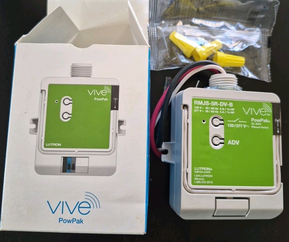 LUTRON VIVE POWPAK RELAY MODULE RMJS-5R-DV-B