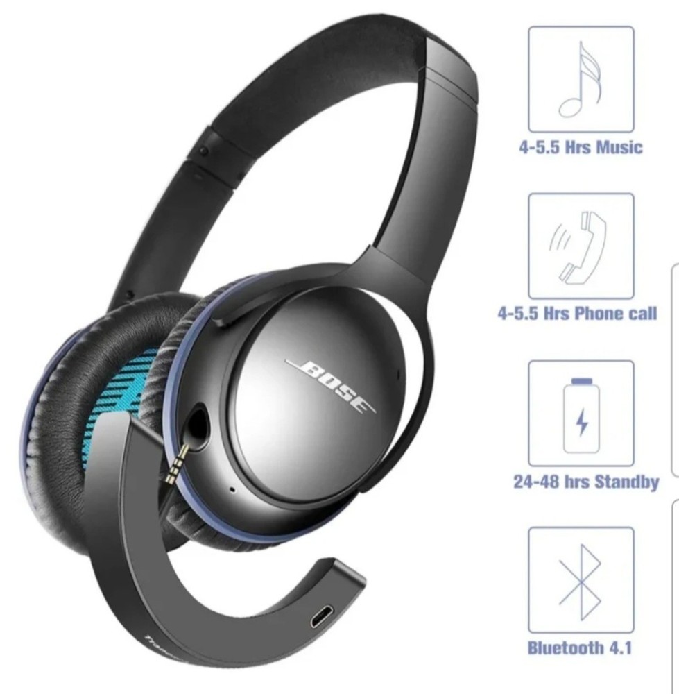 Tranesca Compatible Bluetooth Adapter Receiver for Bose quietcomfort 25 New