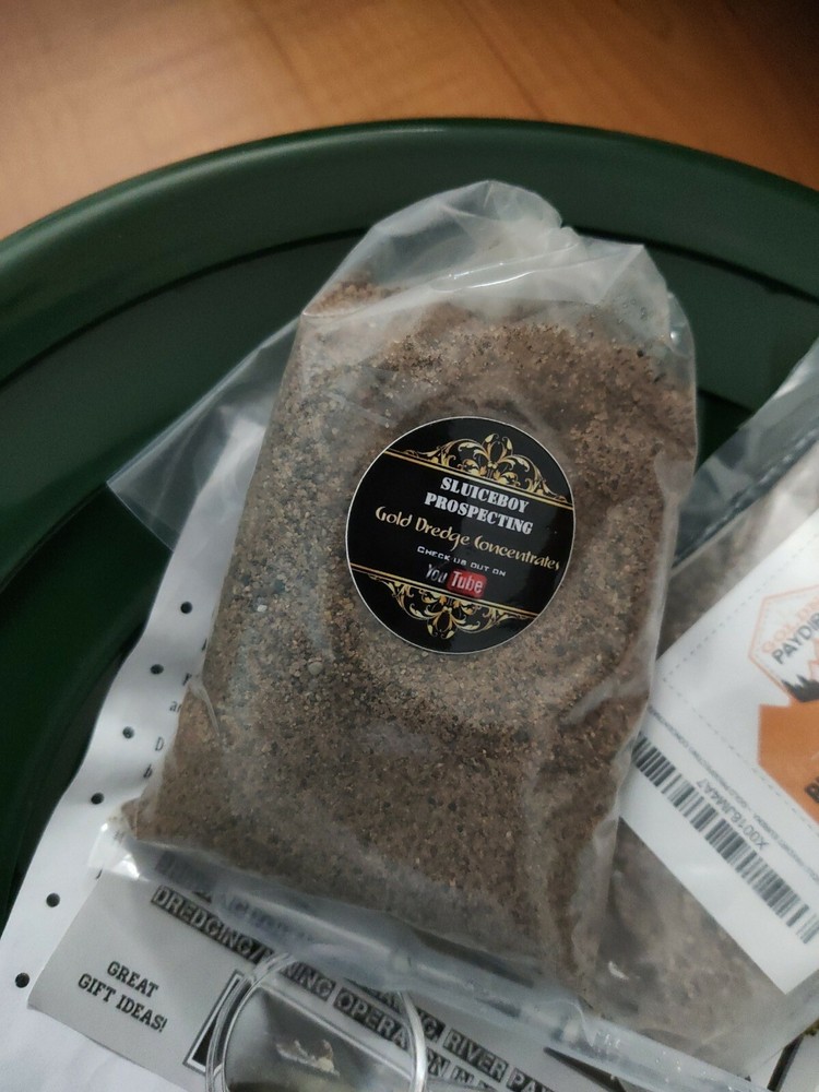 Paydirt with panning kit and 1.5 lbs