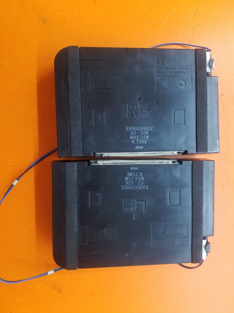 ⭐️⭐️⭐️⭐️⭐️ TV LG 49UF6400 Left & Right Speaker Set