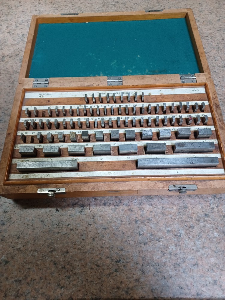 Work shop grade 81 pcs. Gage Block Set