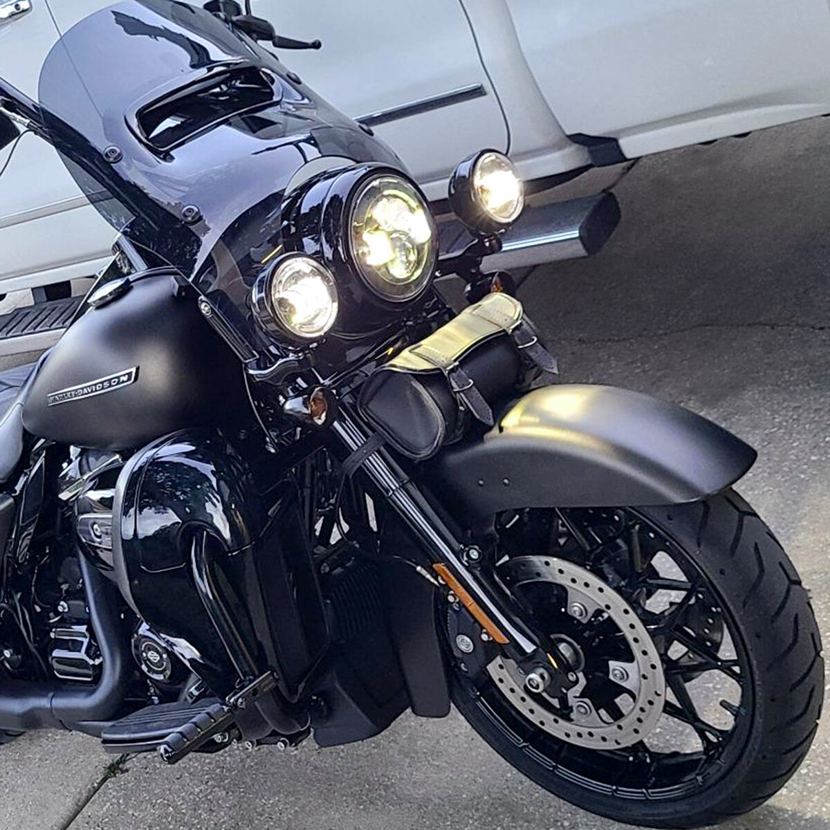 4.5" LED Passing Light Brackets for Harley Road Glide (2008-2025)