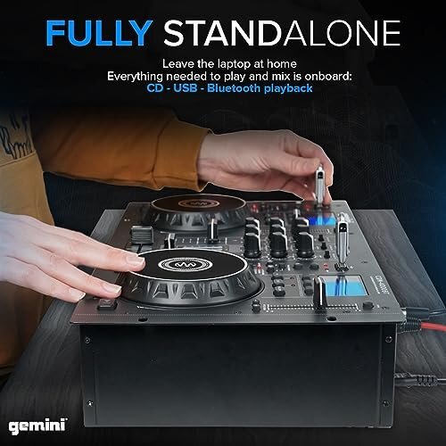 Bluetooth Controller Audio Media Players Mixers Turntables Alone Deck DJ Gift