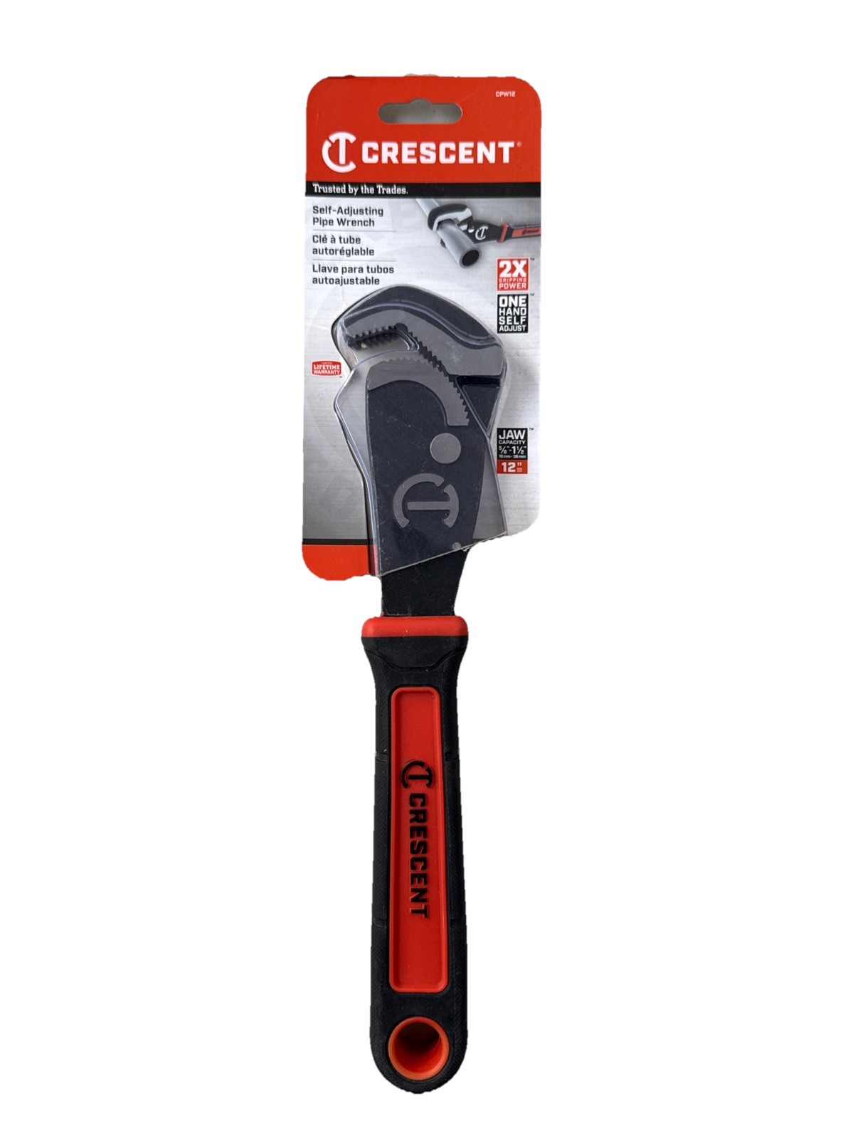 Crescent CPW 12- Pipe Wrench 12 Inch Self Adjusting