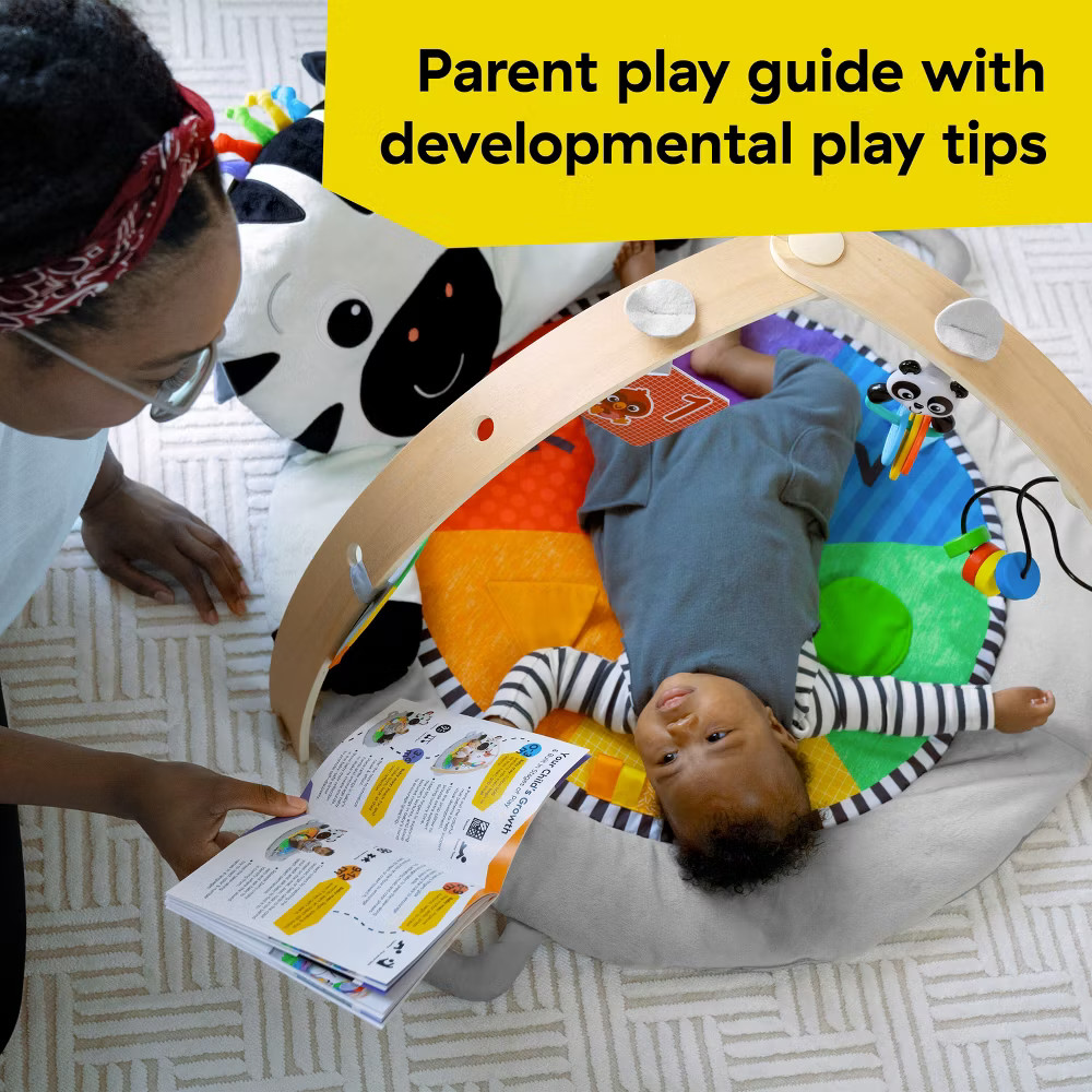 Baby Einstein Zen's Activity Milestones Plush Gym Playmat