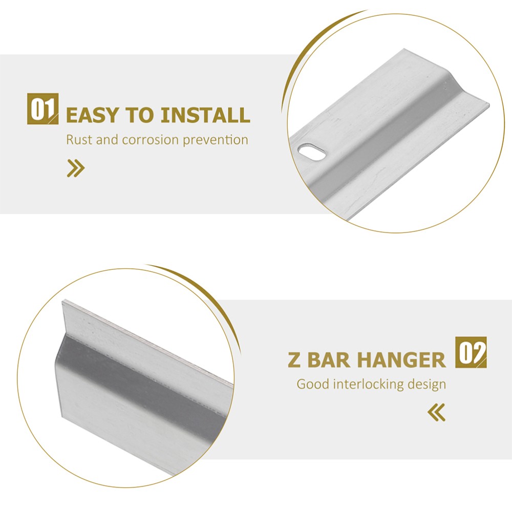 3 Sets Universal Frame Hanger Mirror Wall Hard Picture Hooks Hanging Brackets