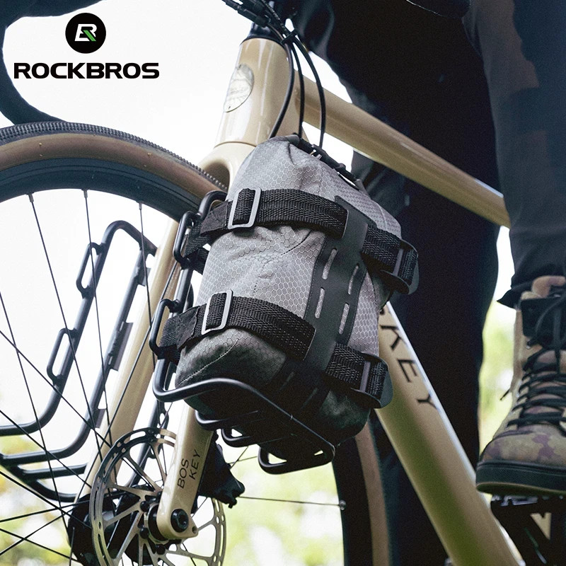 ROCKBROS Bicycle Cargo Rack Luggage Carrier Holder Fork Front Rack Quick Release
