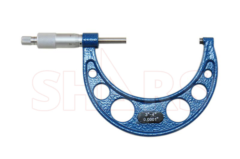 SHARS 0-6" SOLID METAL FRAME MICROMETER SET NEW R}