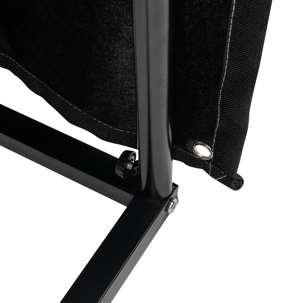 Movable Clothing Store Fitting Changing Dressing Room Frame with Curtain Hook US