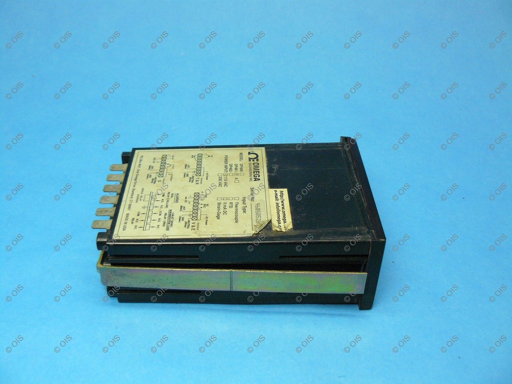 Omega DP461-V Digital Temperature Panel Meter 1/8 Din 115VAC V/Ma Input Tested
