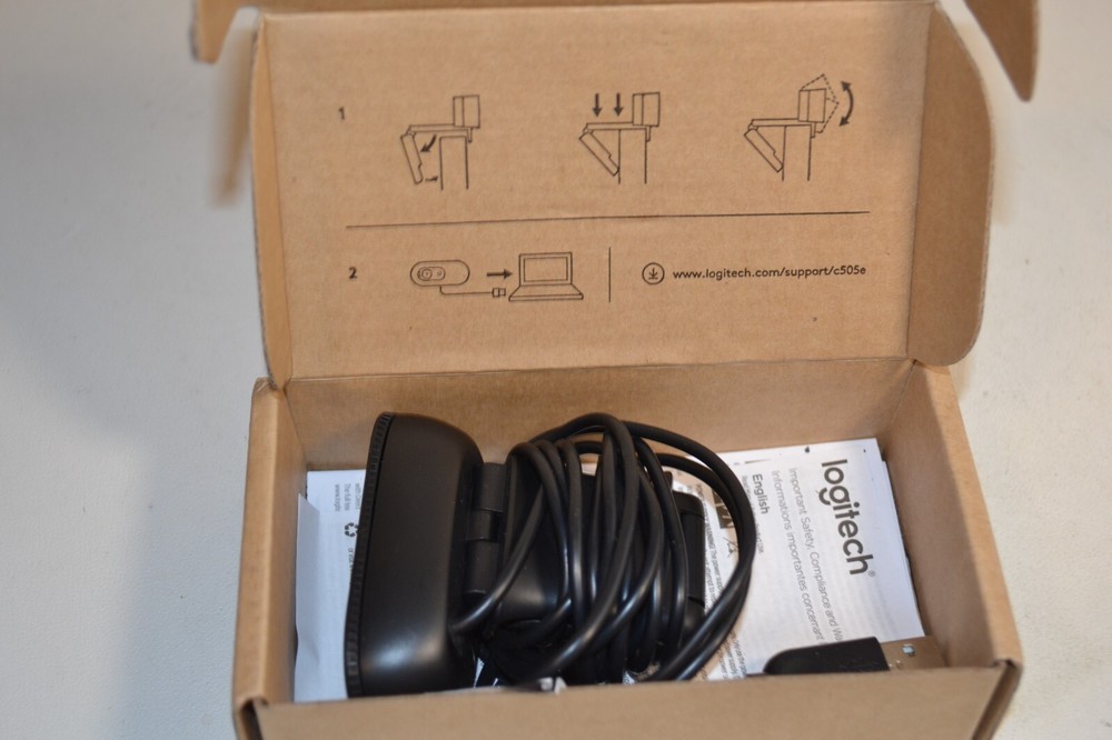GENUINE Logitech C505e HD Webcam #960-001385