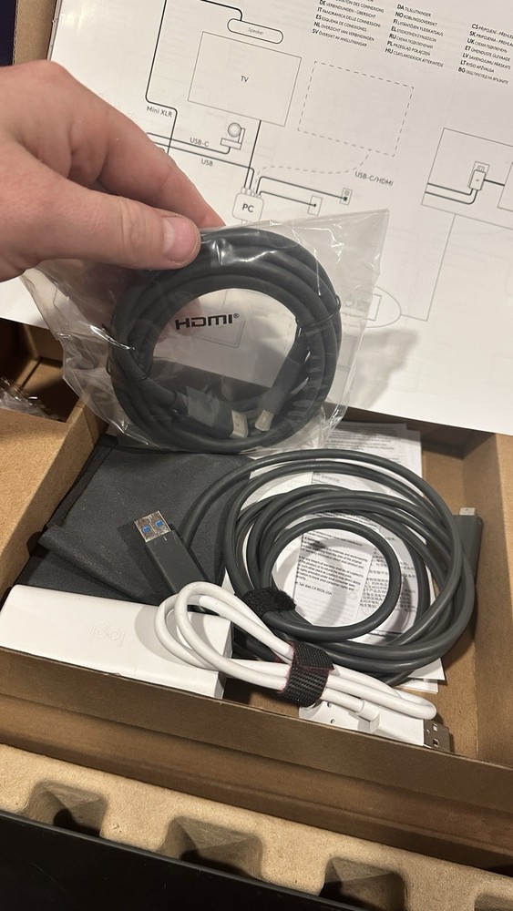 Logitech Video Conferencing Touch Controller TAP Conference Room Office Kit Set