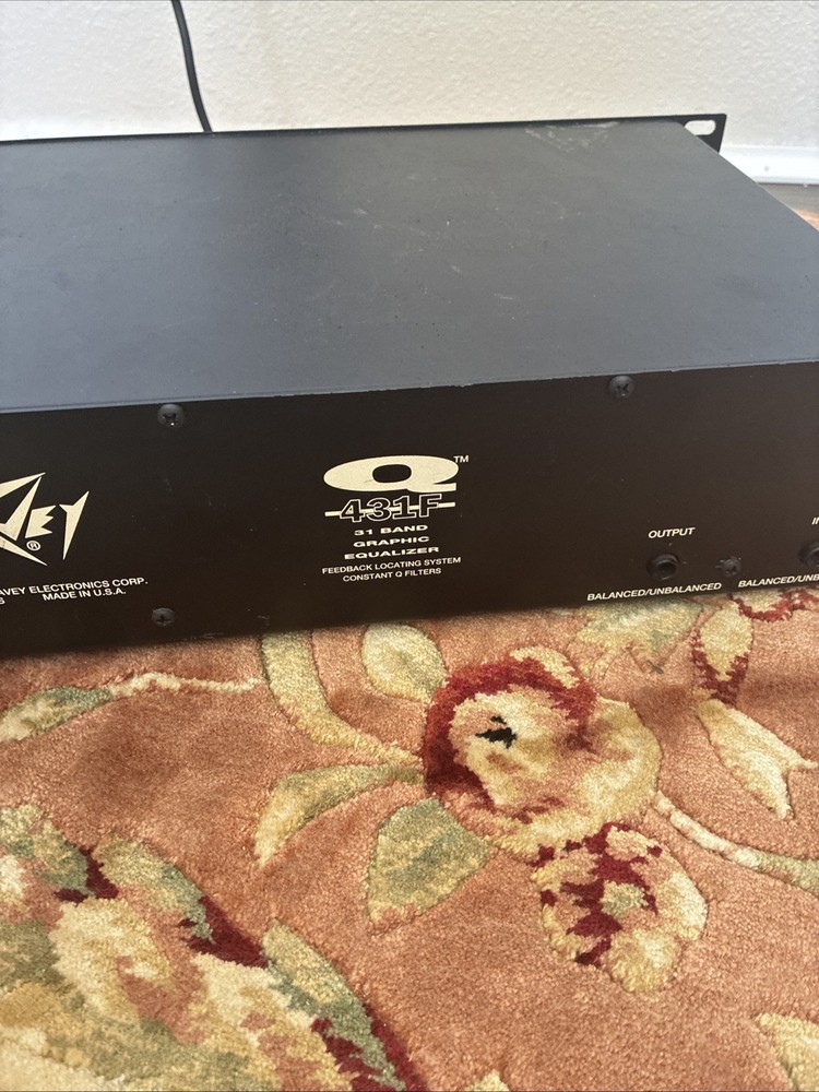 Peavey Q431F 31-Band Graphic Equalizer Feedback Locating System