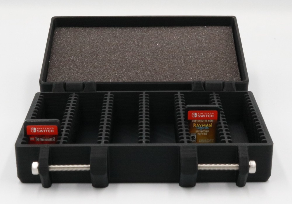 Switch 1 & 2 Compatible Protective Carrying Case - Holds 96 Games