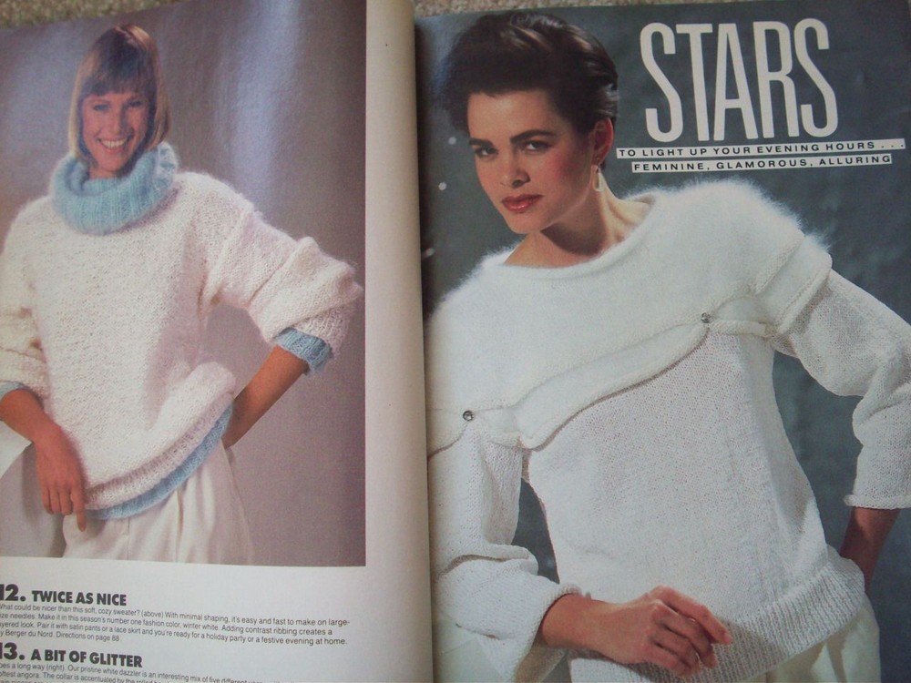 Premier Issue 1985 Knitting with Simplicity patterns sweaters 30 designs