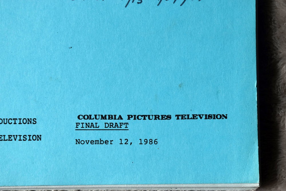 1986 Starman " The Gift " Original Screenplay Script Final Draft