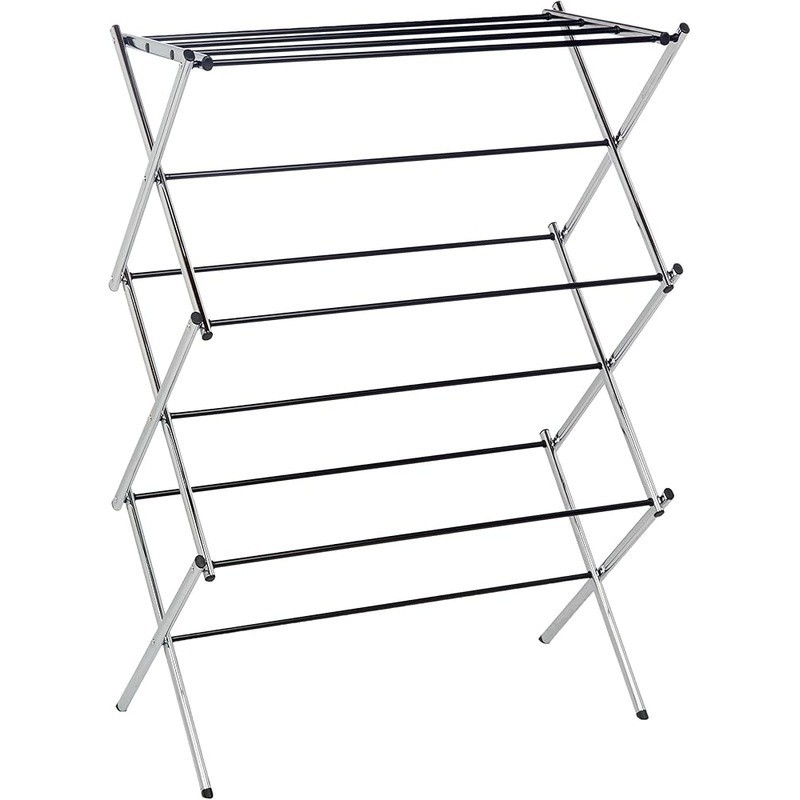 Durable Foldable Laundry Drying Rack Indoor Energy Saving Clothes Organizer New