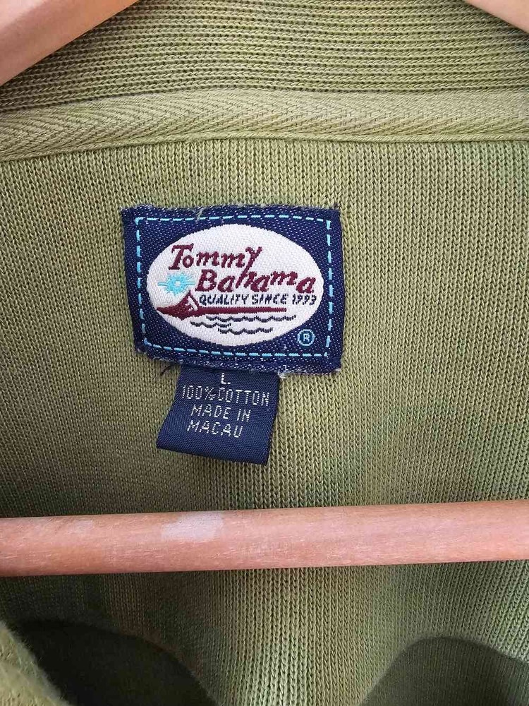 Tommy Bahama L Green Quarter Zip Pullover