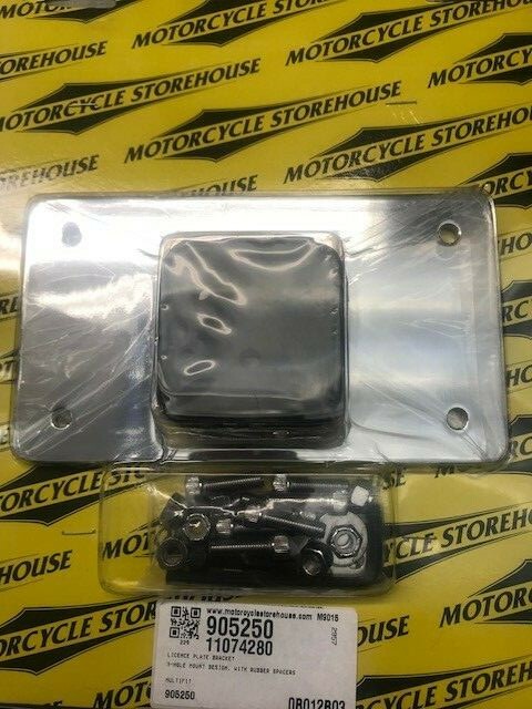 CHROME LICENSE PLATE BRACKET