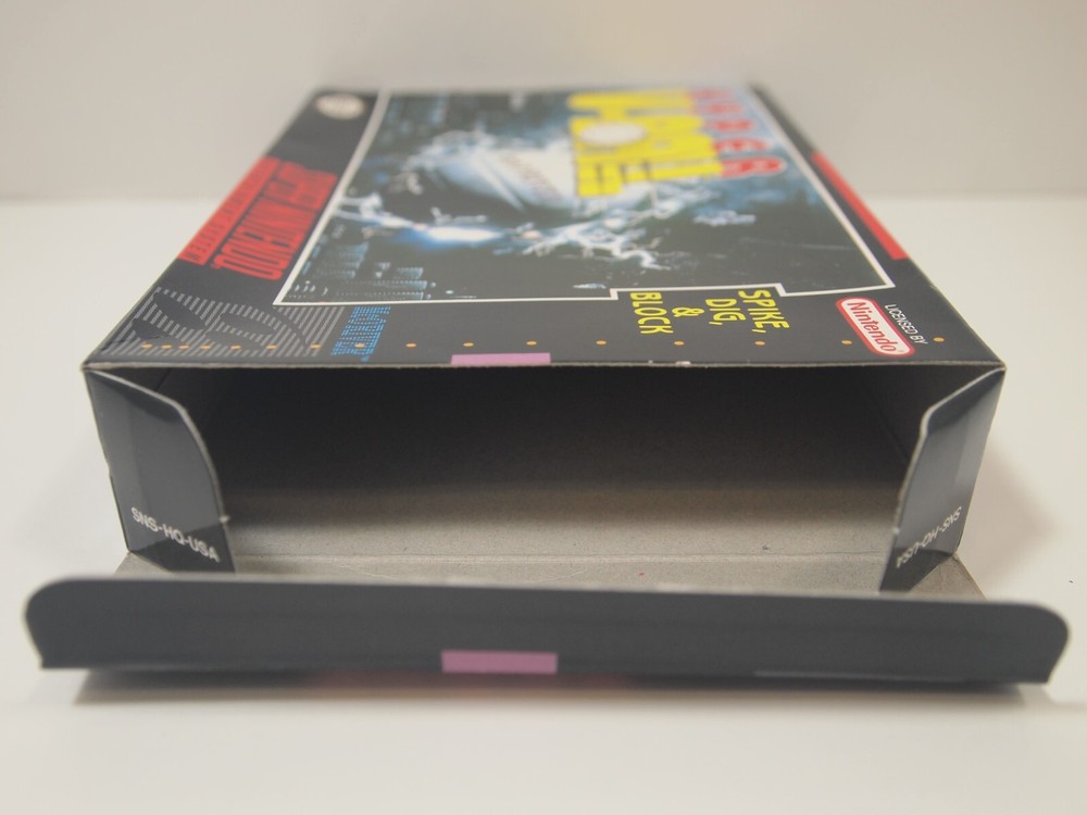 Hyper V-Ball (Super Nintendo | SNES) Authentic BOX ONLY