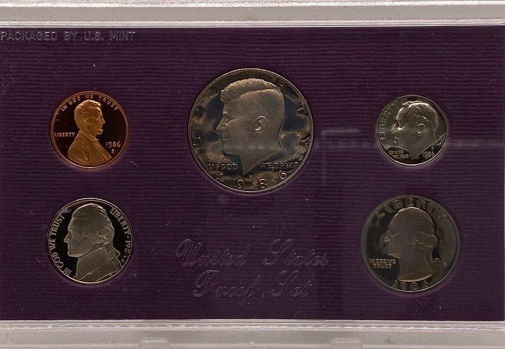 1986 United States Mint Proof Set