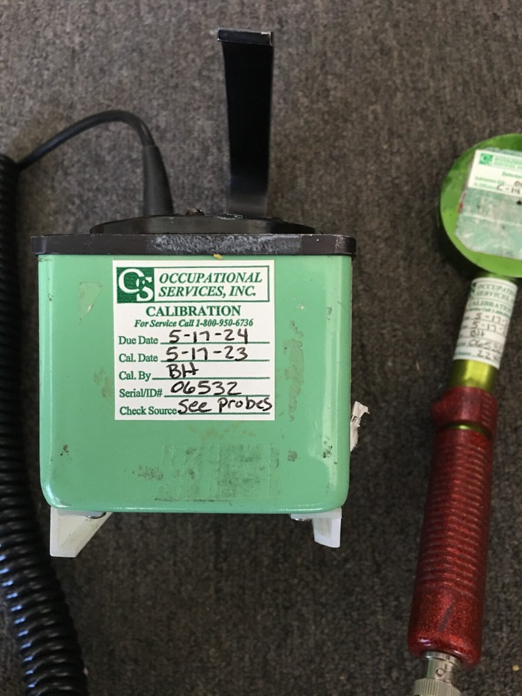 Technical Associates TBM/28 Contamination Meter tested as pictured