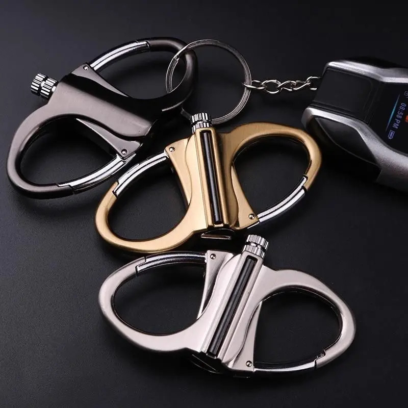 3Pcs Permanent Match Infinity Lighter with Multitool Keychain Lighter Pipe Metal