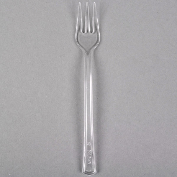 Fineline Settings 6500-CL, 4-Inch Clear Plastic Tiny Tines, 960/CS